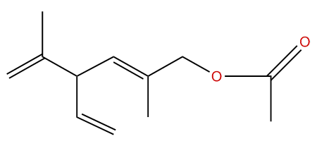 (E)-2,5-Dimethyl-4-vinyl-2,5-hexadienyl acetate